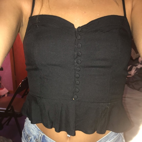 Forever 21 black tank top - Picture 2 of 3
